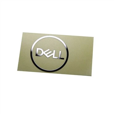 Metalowa etykieta z logo ze stali nierdzewnej